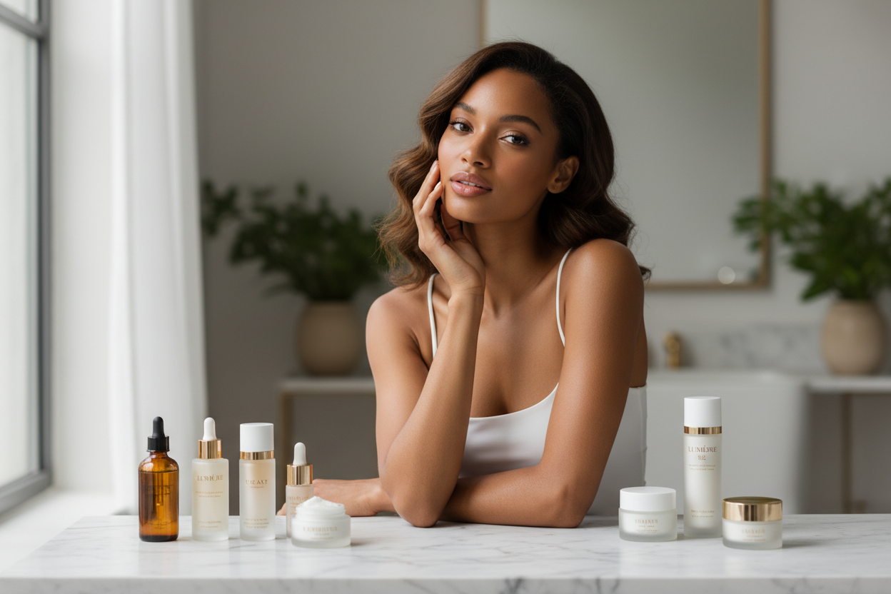 Skincare Banner - Modelo Morena